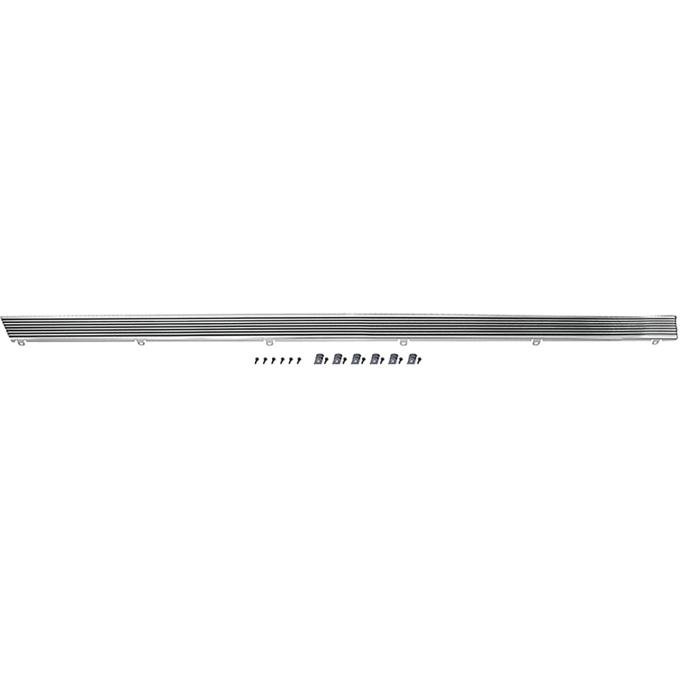 1966 Chevelle Malibu, El Camino, Rocker Panel Molding, Malibu SS and El Camino Models, LH, Includes Hardware