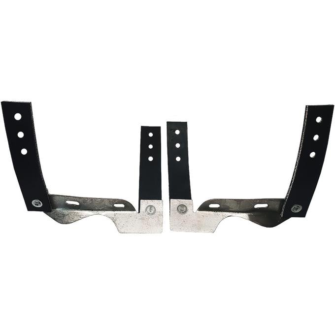 1964-72 Skylark, Special, GS, Chevelle, El Camino, Malibu, Cutlass, F-85, 442, Grand Prix, GTO, LeMans, Tempest, Muffler Hanger Set, Stainless Steel, Rear Exhaust Muffler, Pair