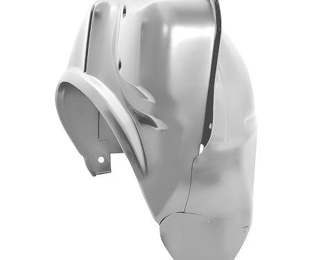 OER 1964-67 Tempest, Lemans, GTO, Rear Wheelhouse Panel Assembly, Stock Width, LH, Driver Side, Weld-Thru BP11071G