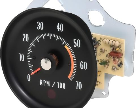OER 1971-72 Chevelle, El Camino, Monte Carlo, Tachometer, 5000 RPM Red Line, GM Licensed 5657405