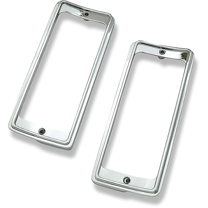 1972 Chevrolet Monte Carlo, Bezel, Chrome, Park & Turn Signal Lamp, Pair