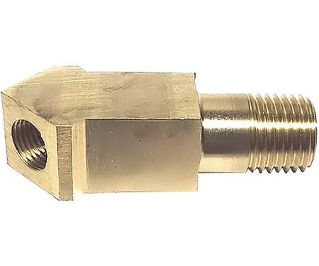 1968-77 Regal, Skylark, Engine Oil Pressure 45&deg; Elbow, Brass