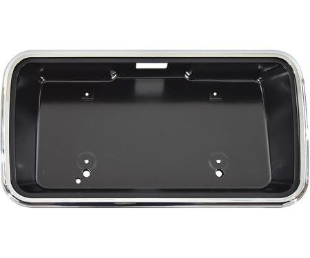 1978-87 El Camino, Caballero, Rear License Plate Pocket, Chrome/Black