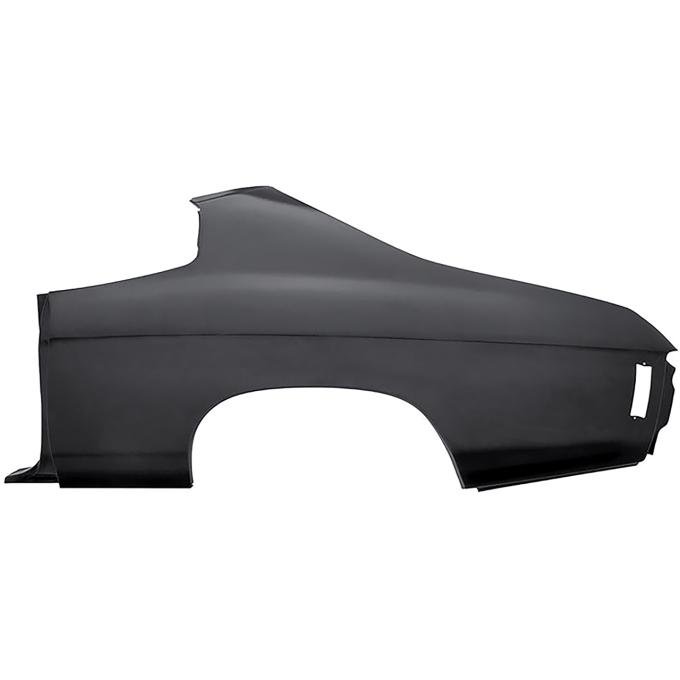1970-72 Chevelle, Malibu, 2-Door Hardtop, Rear Quarter Panel, Full Quarter, LH
