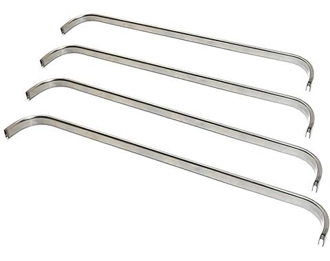 OER 1969 Oldsmobile Cutlass, 442, W30, W31, Under Bumper Scoop Molding Set, 4-Piece Set CW1770T