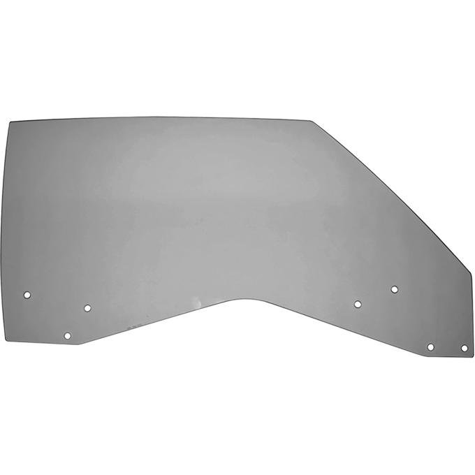 1969 Chevrolet Chevelle, Buick GS, Skylark, Olds F85, Cutlass, 442, Pontiac GTO, Tempest, LeMans, 2 Door Hardtop or Convertible, Door Glass, RH, Smoke Gray Tint