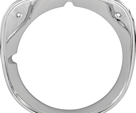 OER 1970 Chevelle, Malibu, El Camino, RH Headlamp Bezel, Chrome, Replaces GM# 3965974