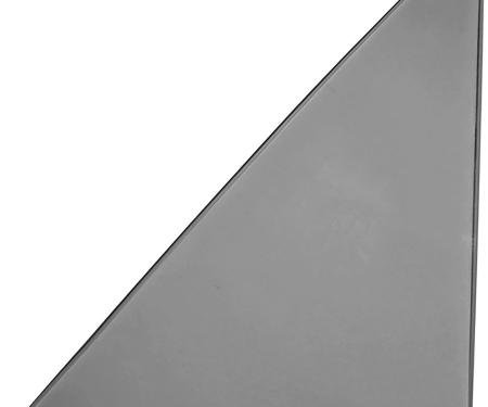 1964-65 Chevrolet Chevelle, Buick Special, Skylark, Olds F85, Cutlass, Pontiac Tempest, 2 Door Hardtop, 1964-67 4 Door Sedan/Wagon/El Camino, Vent Window Glass, LH, Smoke Gray Tint