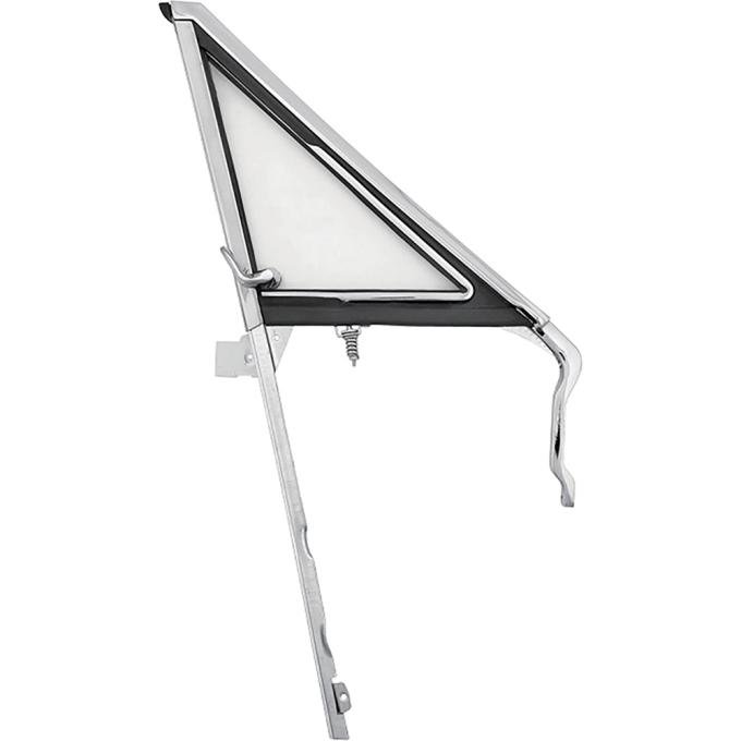 1966?67 Chevelle, Skylark, Cutlass, GTO, Tempest, LeMans, Vent Window Assembly with Clear Glass, 2-Door Hardtop or Convertible, RH, Replaces GM#'s 9706198, 4537088