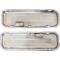 OER 1970-76 Chevrolet, Chrome Valve Covers, "454" Logo, Short Profile T9844