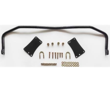 1964-72 El Camino, GTO, Skylark, Rear Sway Bar, Stabilizer Bar, 1" Diameter, Black Powder Coated Finish