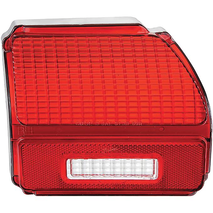 OER 1969 Chevelle, Malibu, Tail Lamp Lens, All Models Except Station Wagon, RH, Replaces GM# 5961766