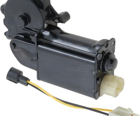 1956-82 Chevrolet, Buick, Oldsmobile, Pontiac, Cadillac, Power Window Motor, Includes Gear, Harness Adapter & Mounting Plate, New, LH/RH