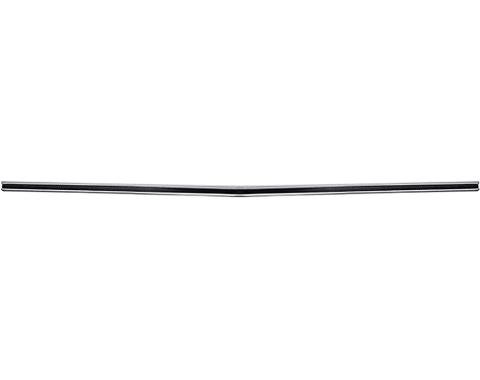 1969 Chevelle, Malibu, Rear Body/Tail Lamp Panel Molding, Upper, Bright Finished Aluminum