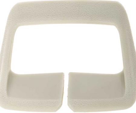 OER 1974-80 Shoulder Harness Seat Belt Retainer - White - Various Models 1708119
