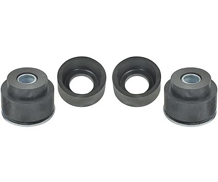 1968-72 Chevelle, Malibu, El Camino,Gran Sport, Skylark, Special, Cutlass, 442, F85, Tempest, LeMans, 1970-72 Monte Carlo, 1971-72 Sprint, Radiator Support to Frame Bushing Kit, Hardware Sold Separately.