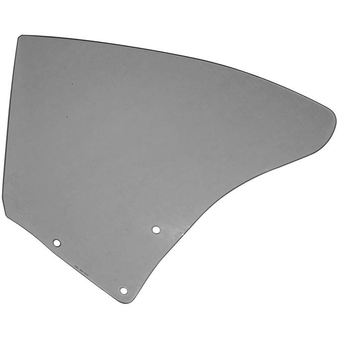 1968-72 Olds F-85, Cutlass, 442, 1968-69 Cutlass Supreme, 2 Door Hardtop, Quarter Window Glass, LH, Smoke Gray Tint