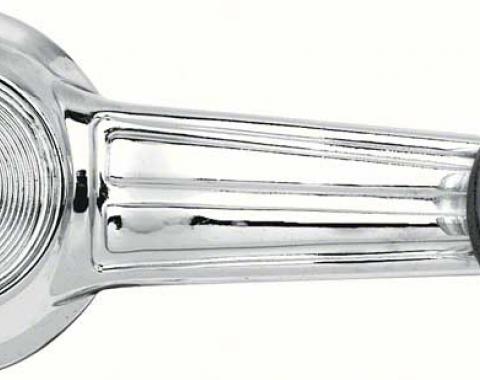 OER 1968-77 GM, Window Crank Handle, Riveted Design, with Black Knob, Various Car & Truck Models K348200