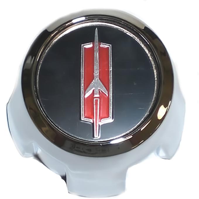 1968-87 Oldsmobile, Super Stock II Wheel Center Cap, With Olds Rocket Emblem Insert, Bolt-On Style