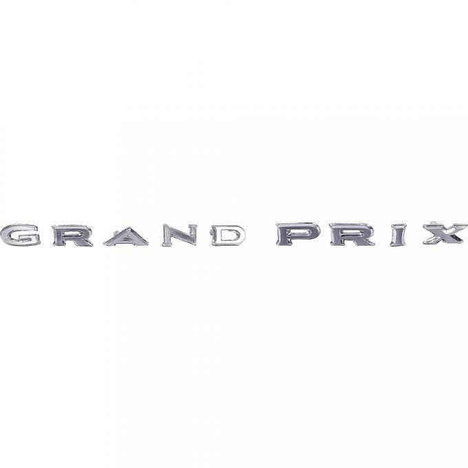 OER 1969-70 Pontiac Grand Prix, Trunk Letter Set, GRAND PRIX Letter Set 15416X