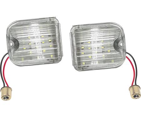 1966 Chevrolet Chevelle, Malibu, LED Backup Light Lenses, All Models Except Station Wagon, LH and RH