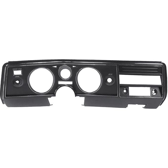 OER 1969 Chevelle, Malibu, El Camino, Dash Instrument Panel Bezel/Fascia, All Models Without AC, Without Astro Ventilation, Replaces GM# 6482239