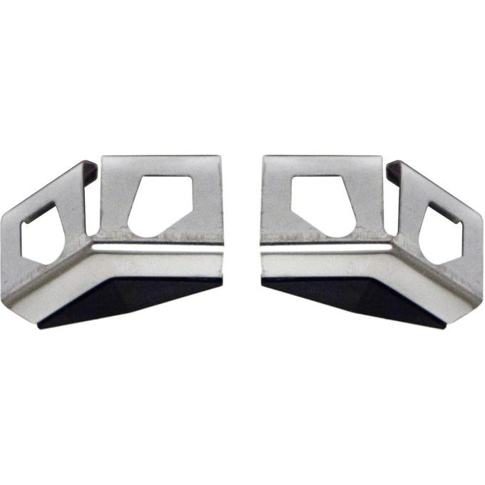 1968-72 Chevelle, GTO, Tempest, LeMans, Skylark, 442, Cutlass, F85, 1970-72 Monte Carlo, Roof Rail Weatherstrip Channel Connectors, 2 Door Hardtop Models, LH & RH, Pair