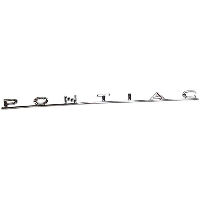 1968-70 Pontiac Lemans, Tempest, Trunk Emblem, PONTIAC Nameplate
