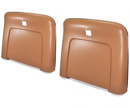 OER 1969-72 Buick, Cadillac, Chevrolet, Oldsmobile, Pontiac, Strato Bench or Bucket, Seat Back Panels, Tan / Light Saddle ABS N1139