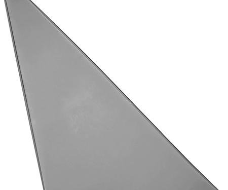 1966-67 Chevrolet Chevelle, Buick Special, Skylark, GS, Olds F85, Cutlass, Pontiac GTO, Tempest, LeMans, 2 Door Hardtop or Convertible, Vent Window Glass, RH, Smoke Gray Tint