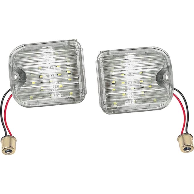1966 Chevrolet Chevelle, Malibu, LED Backup Light Lenses, All Models Except Station Wagon, LH and RH