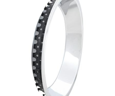 OER 1965-81 Chevrolet, Rally Wheel Trim Ring , 14", 2-1/4" Deep Step Lip, Chrome, Each A9590010