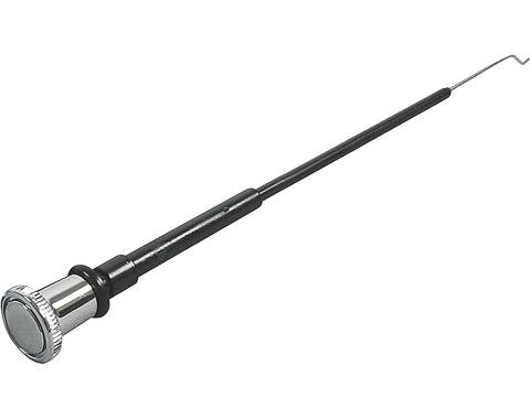 1969-72 Chevelle, El Camino, Skylark, Cutlass, GTO, LeMans, Tempest, Air Vent Cable and Knob Assembly, 14" with "Z" shape End