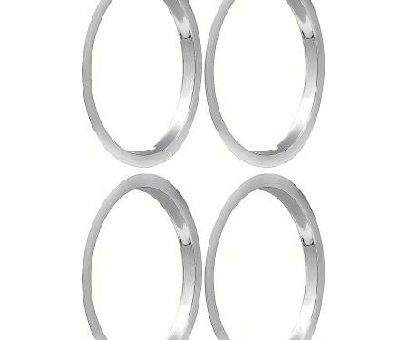 1970-81 Camaro, 70-74 Chevelle, 5 Spoke Mag Wheel Trim Ring Set, 15" x 7", 4 Piece Set