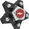 OER 1980-87 El Camino, 1980-83 Malibu, Wheel Center Caps, with Bow Tie, 4 Piece Set 748672