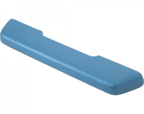 OER 1968-72 Buick, Chevrolet, Oldsmobile, Pontiac, Front Arm Rest Pad, Urethane Reproduction, 12" Length, RH, Medium Blue K695108
