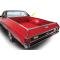 1968-72 Chevrolet El Camino, 1971-72 GMC Sprint, Front Bed Corner Molding, RH, Chrome