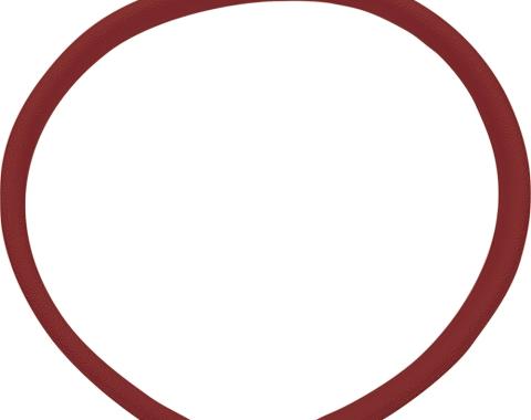 1961-72 GM, Interior Door Jamb Windlace, 28" Long Per Side, Dark Red, Pair