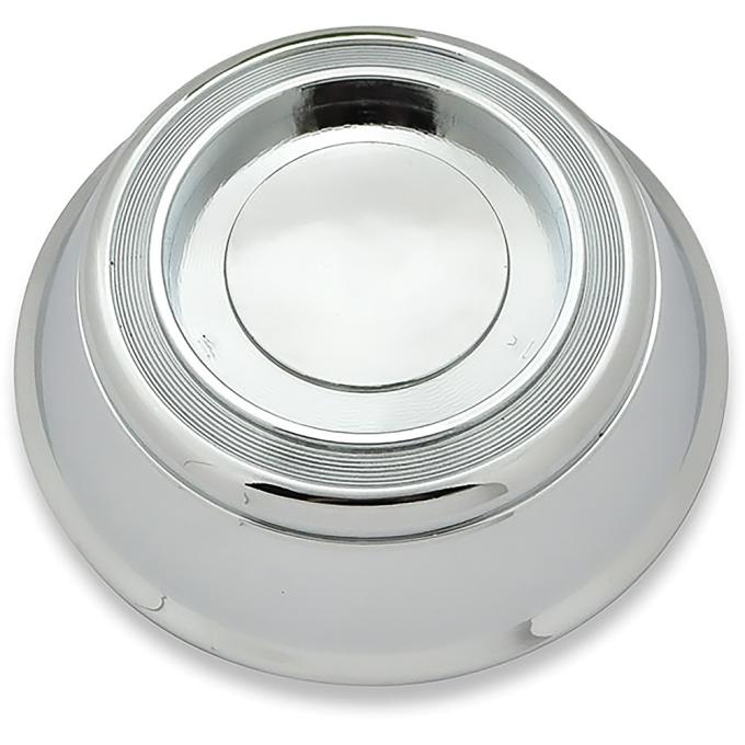 1967-68 Firebird, GTO, LeMans, Bonneville, Catalina, Horn Button Cap and Housing, Chrome Finish, For Deluxe Wood Wheel