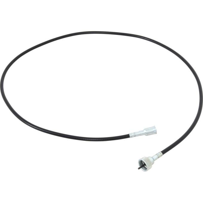 1969 Biscayne, Bel Air, Impala, Camaro, Chevelle, Firebird, Nova, Speedometer Cable and Casing, For Clip Retained on Speedometer Side, 62" Long