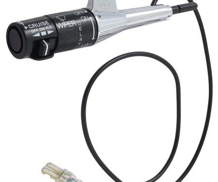 OER 1984-95 GM, Combination Switch, Turn Signal Lever, with Cruise, with Pulse Wipers, Chrome Stem 25031456