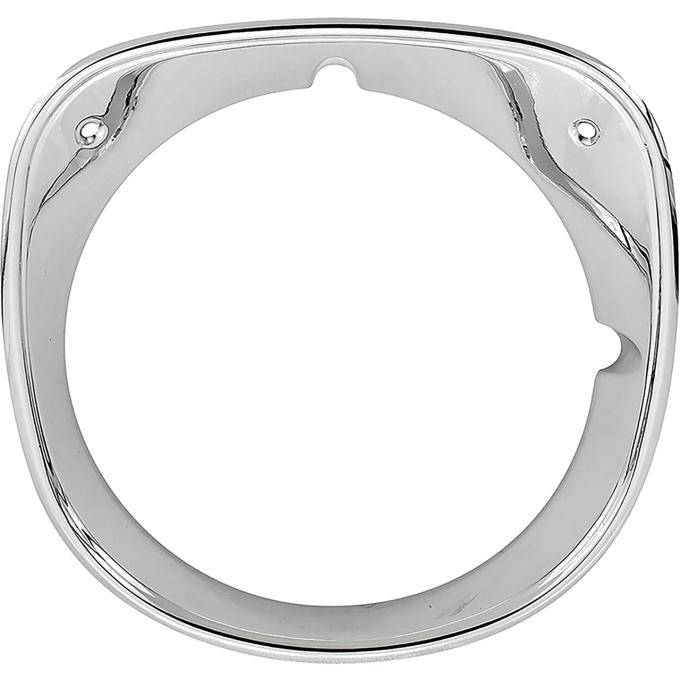 OER 1970 Chevelle, Malibu, El Camino, LH Headlamp Bezel, Chrome, Replaces GM# 3965973