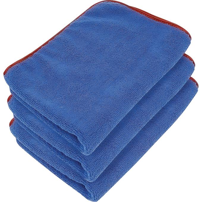 OER 16" x 16" Blue Monster Microfiber Towel - 3 Pack K89806