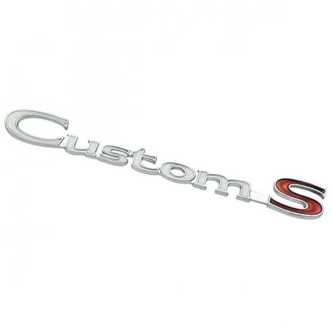 OER 1969 Pontiac GTO, LeMans, Tempest, Fender Emblem, "Custom-S" EM2140G