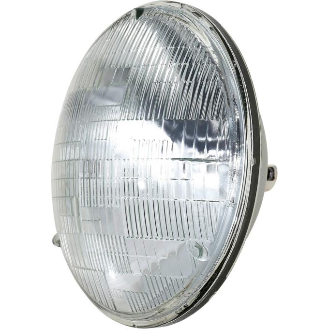 Sealed Beam Headlamp Bulb, 12 Volt, High / Low, 7" Round, Tungsten
