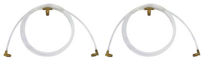 OER 1968-72 GM A-Body Convertible Top Hydraulic Hose Set White Plastic HK242