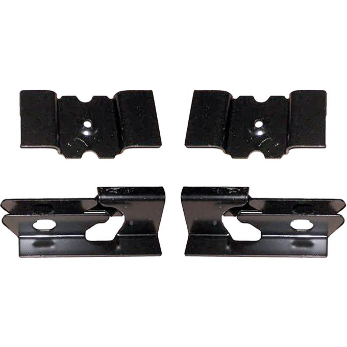 1966-72 Chevelle, GTO, Tempest, LeMans, Skylark, 442, Cutlass, F85, 1970-72 Monte Carlo, Rear Seat Mounting Bracket Set, 4-Piece