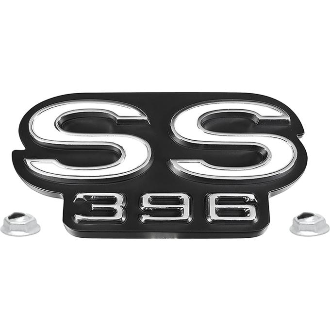 1968-70 El Camino, "SS 396" Tail Gate Emblem, Includes Emblem and Fasteners
