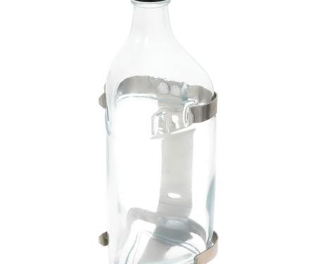 1955-72 Buick, Chevrolet, Oldsmobile, Pontiac, Kleerview Glass Washer Fluid Bottle, with Cap, and Mounting Bracket