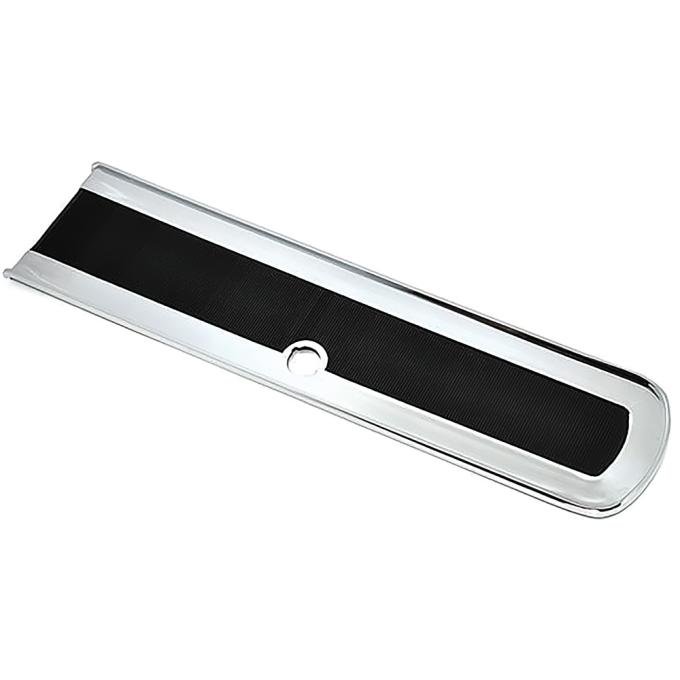 OER 1964-69 Oldsmobile Cutlass, 442, Manual Transmission, Center Console Door/Lid, Black & Chrome CP1620T